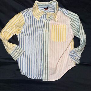 Rowing Blazers Multicolor Striped Kids Button Down Shirt
